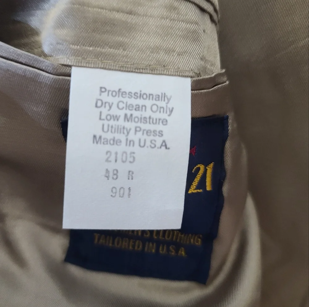 Studio21 3 Button Men's Blazer - Picture 6 of 7